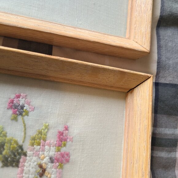 Two vintage cross stitch of birds - Picture 5 of 7